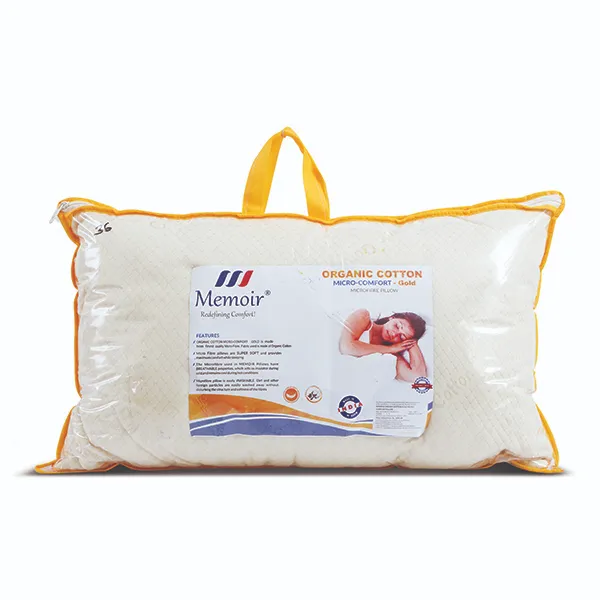 ORGANIC COTTON Gold Micro-Comfort Pillow